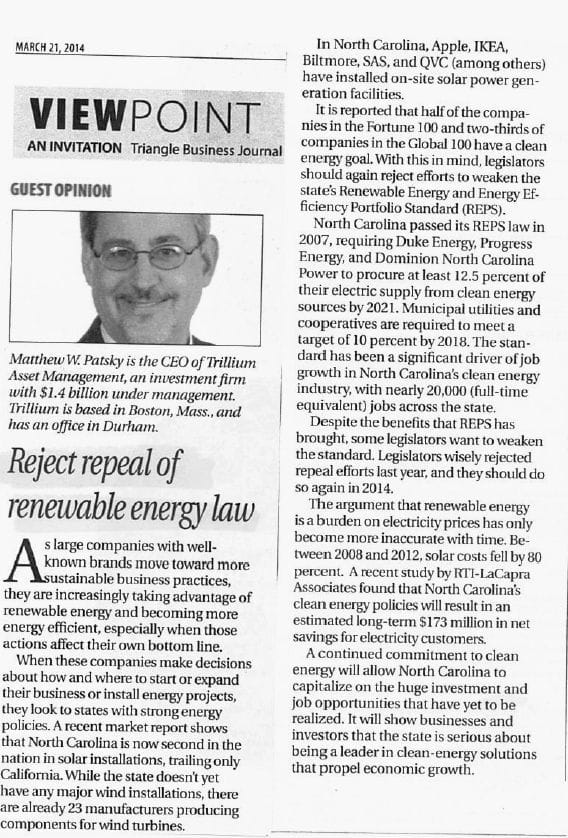 Resource Box Header Reject repeal of renewable energy law