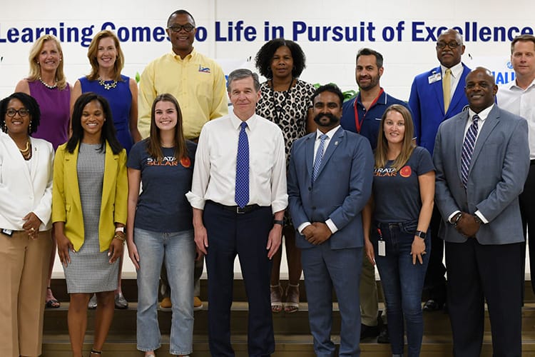 Resource Box Header NC Governor Visits Clean Energy Apprenticeship Pilot Program as part of Strata Partnership