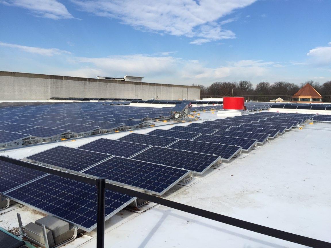 Resource Box Header Strata Installs 2400 Solar Panels on Oxmoor Center Mall