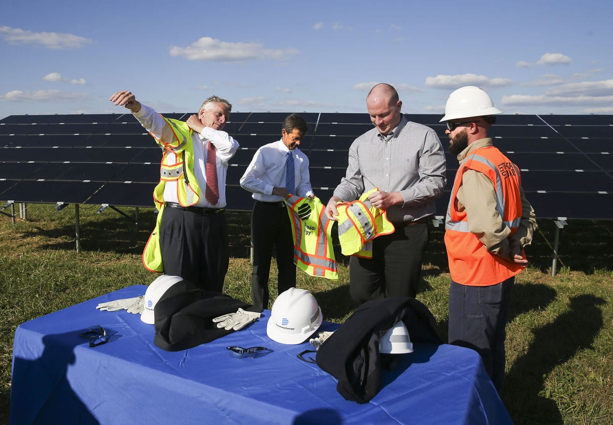 Resource Box Header VA Gov Beams as Remington Solar Farm goes online