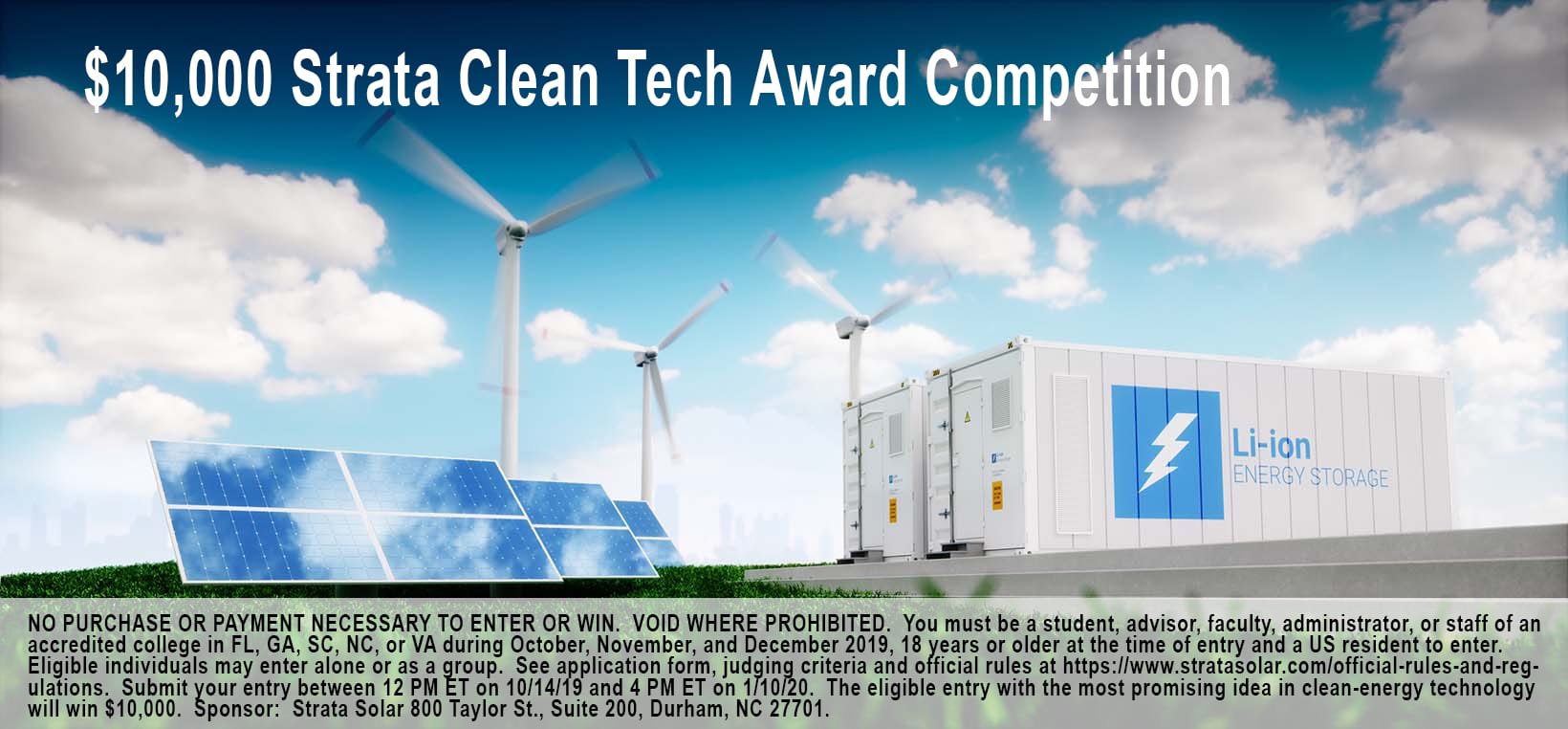 Resource Box Header Strata Solar Launches Clean Tech Award Competition