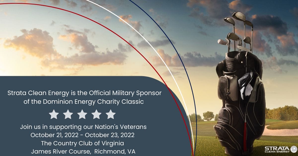 Resource Box Header Strata Clean Energy Named Official Military Sponsor for 2022 Tournament
